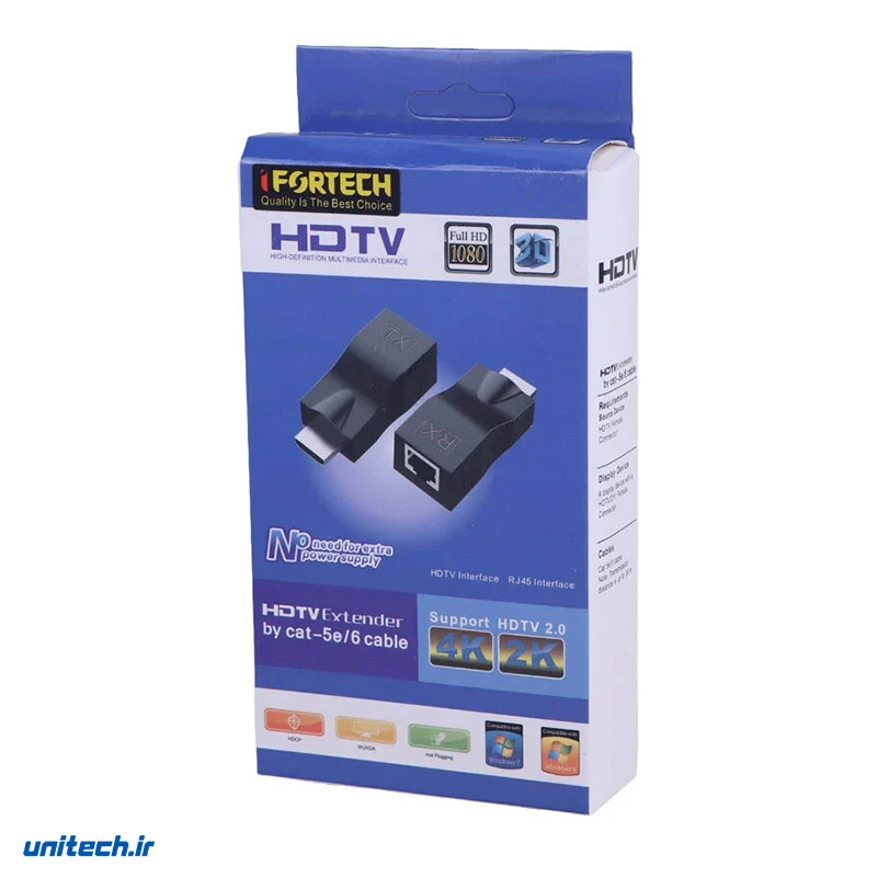 افزایش دهنده طول آیفورتک HDMI 30m (2)